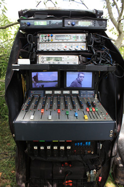 Ronan Hill's sound cart