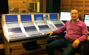 Erkan Gökceli with Studer Vista 9 console