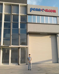 Jane Li at Penn-Elcom's new KL facility