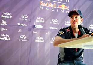 Sebastian Vettel using the LSP 500 Pro PA system in Monaco