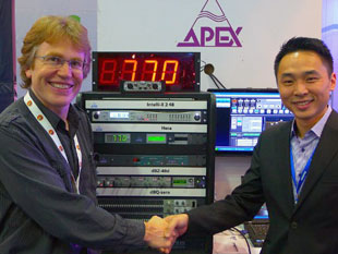 Apex Audio's Craig Lovell and E&E's Gary Goh