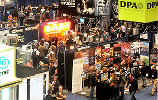 135th Audio Engineering Society Convention show floor 135th Audio Engineering Society Convention