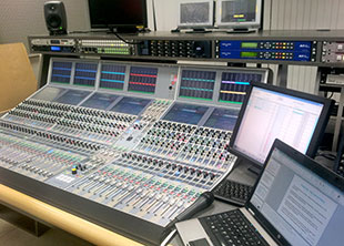 Calrec console at TTC