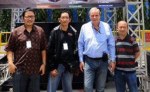 Rudy Winarto, Budiharjo Sutanto, Francesco Ferretti and Tony Subarkah Melodia