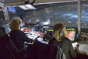 Winter Olympics Opening Ceremony from the Fisht Stadium control room Winter Olympics Opening Ceremony