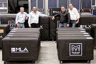 The Almoe and Martin Audio teams Almoe
