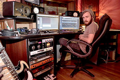 Anti Motion Studios' Dave Grevler with new Prism Sound Titan Anti Motion Studios Dave Grevler