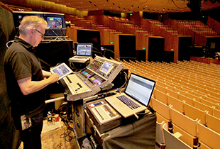 FOH engineer, David Millward