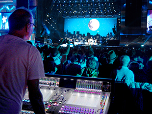 DiGiCo SD7 master console at Rock in Rio Rock in Rio