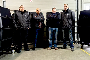 Andrej Drni (system engineer), Damir Draži (Eldra owner), Igor Draži? (Eldra owner) and Sinisa Mijaljica (system engineer) Eldra team