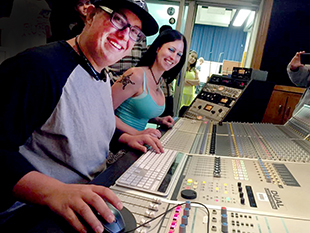 The new Audient console at Fullerton College Fullerton College