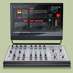 Lawo crystal console with VisTool