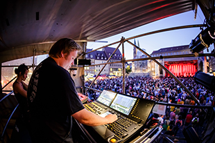 Mixing the Bardentreffen Festiva