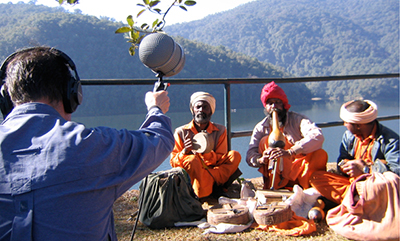 Recording in Nepal
