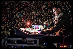 FOH engineer Ingvar Jónsson