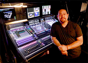 Monitor engineer, Ramon Morales