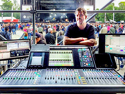 FOH engineer Ivan Herceg