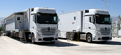 Turkmenistan TV OB vans