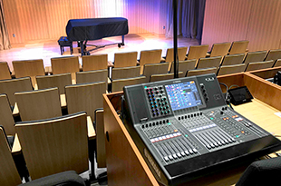 Liberty Concert Hall FOH with Yamaha CL1 