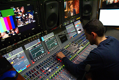 Artemis Light console in Tlit's UM003HD mobile production unit