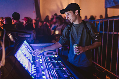 Connor Hawkins mixes PVRIS with Allen & Heath dLive system