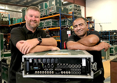 Delta Sound Dubai's Bob Turner and Arif Khan