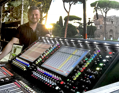 FOH engineer John Gale employed