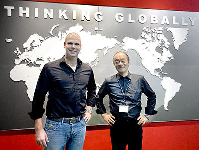 Bjorn Van Munster and Sam Yamashita