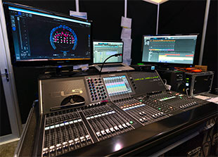 The L-ISA Controller graphic user interface optimizes and simplifies the placement of sound objects in a 3D soundscape