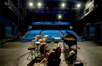 The 713-seat venue from the stage