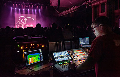 FOH engineer Luke Buckbee 