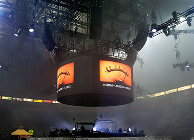 Fatboy Slim’s O2 Arena system 