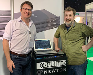 CUK Audio Live Sound Channel Manager, James Lawford, and HPSS MD, Hugh Jones