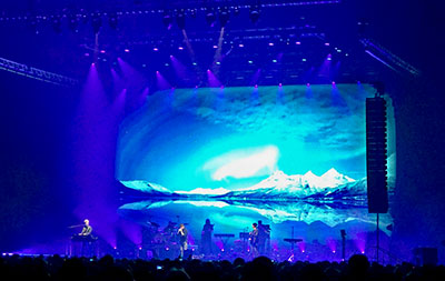 A-ha on stage at the Bodø Nordslandhallen 