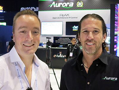 Stuart Thomson of CUK Audio and Paul Harris of Aurora Multimedia