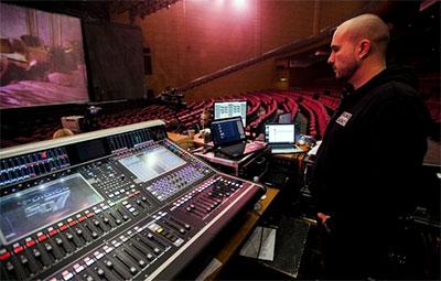 FOH engineer, Alexander Hutsol