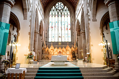 d&b 24C columns installed in St Eugene’s Cathedral