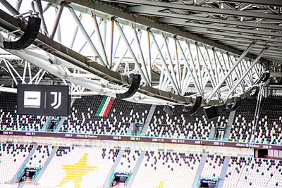 Allianz Stadium with new Bose Pro ArenaMatch system