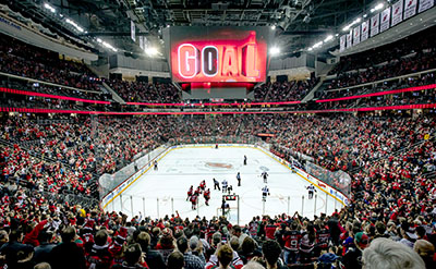 the Prudential Center