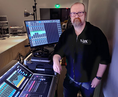 A1 sound engineer Eugene ‘Geno’ Mulcahy