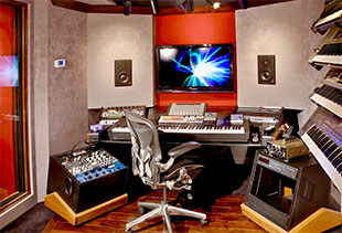 The Grip II Studio A tracking room