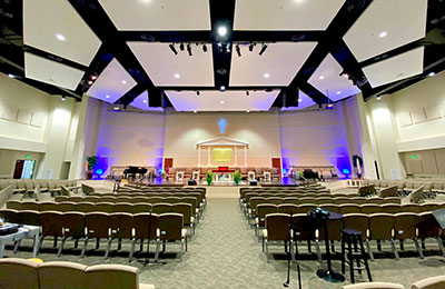 South Haven Baptist Church sanctuary