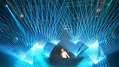 DJ performance at The Cube