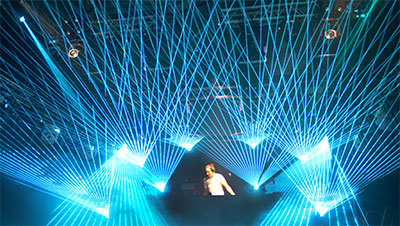 DJ performance at The Cube