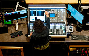 SSL Live L350 at front-of-house 