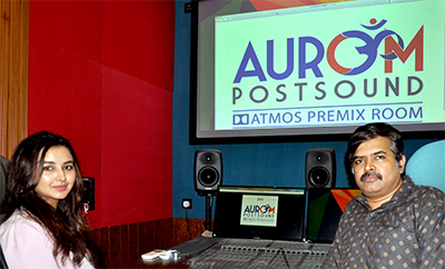 Aishwarya Acharya and Ajaykumar PB in Studio 2 at Aurom Post