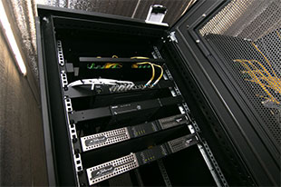 Powersoft amplifier rack