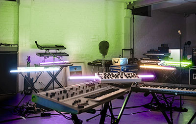 The Goose set-up in Safari Studios
