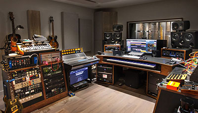 API 1608-II analogue console at Heavyocity’s new facility in Yonkers