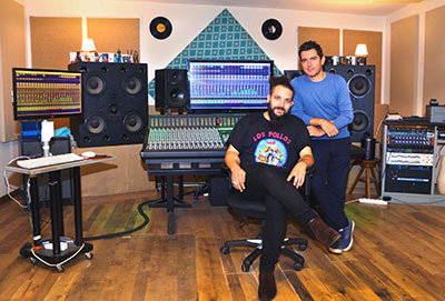 Producer Eduardo Figueroa and mix engineer Alberto Sanchez